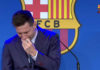 Legenda Lionel Messi se desparte în lacrimi de FC Barcelona (video)